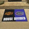 Oklahoma State - Florida House Divided Rug 33.75"x42.5"