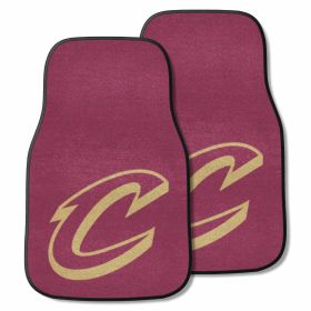 NBA - Cleveland Cavaliers 2-pc Carpeted Car Mats 17"x27"