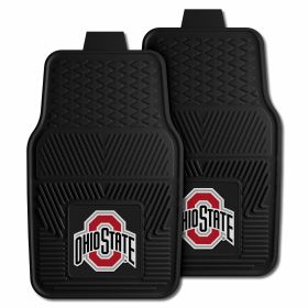 Ohio State 2-pc Vinyl Car Mats 17"x27"