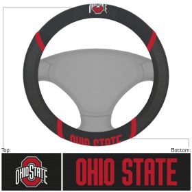 Ohio State Steering Wheel Cover 15"x15"