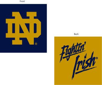 Notre Dame OFFICIAL NCAA "Invert" Woven Pillow