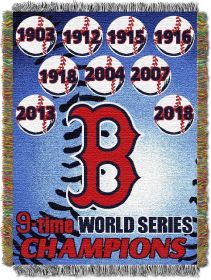 Red Sox CS OFFICIAL Major League Baseball; Commemorative 48"x 60" Woven Tapestry Throw by The Northwest Company