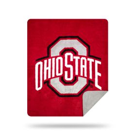 Ohio State OFFICIAL Collegiate Denali Sliver Knit Throw