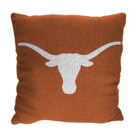 Texas OFFICIAL NCAA "Invert" Woven Pillow