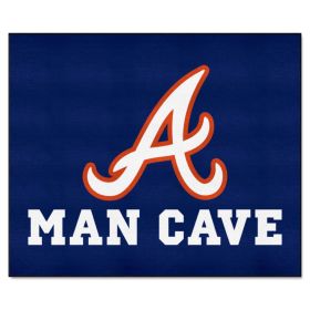 MLB - Atlanta Braves Man Cave Tailgater Rug 5'x6'