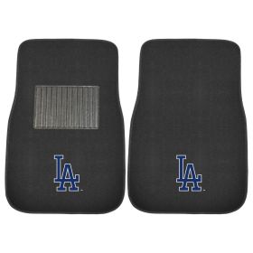 MLB - Los Angeles Dodgers 2-piece Embroidered Car Mats 18"x27"