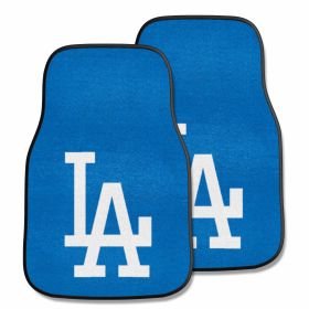 MLB - Los Angeles Dodgers 2-pc Carpeted Car Mats 17"x27"