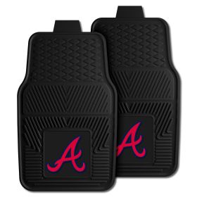 MLB - Atlanta Braves 2-pc Vinyl Car Mats 17"x27"