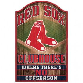 Boston Red Sox Sign 11x17 Wood Fan Cave Design