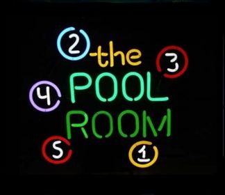 Pool Room Neon Bar Sign